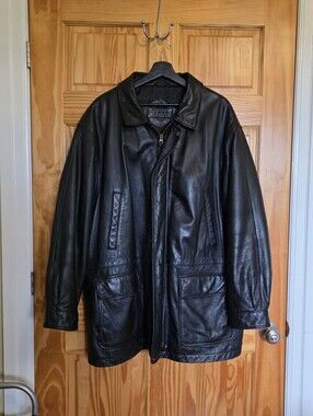 Bostonian Men's Size XXL Genuine Leather Jacket